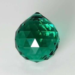 30mm Crystal - Emerald Green